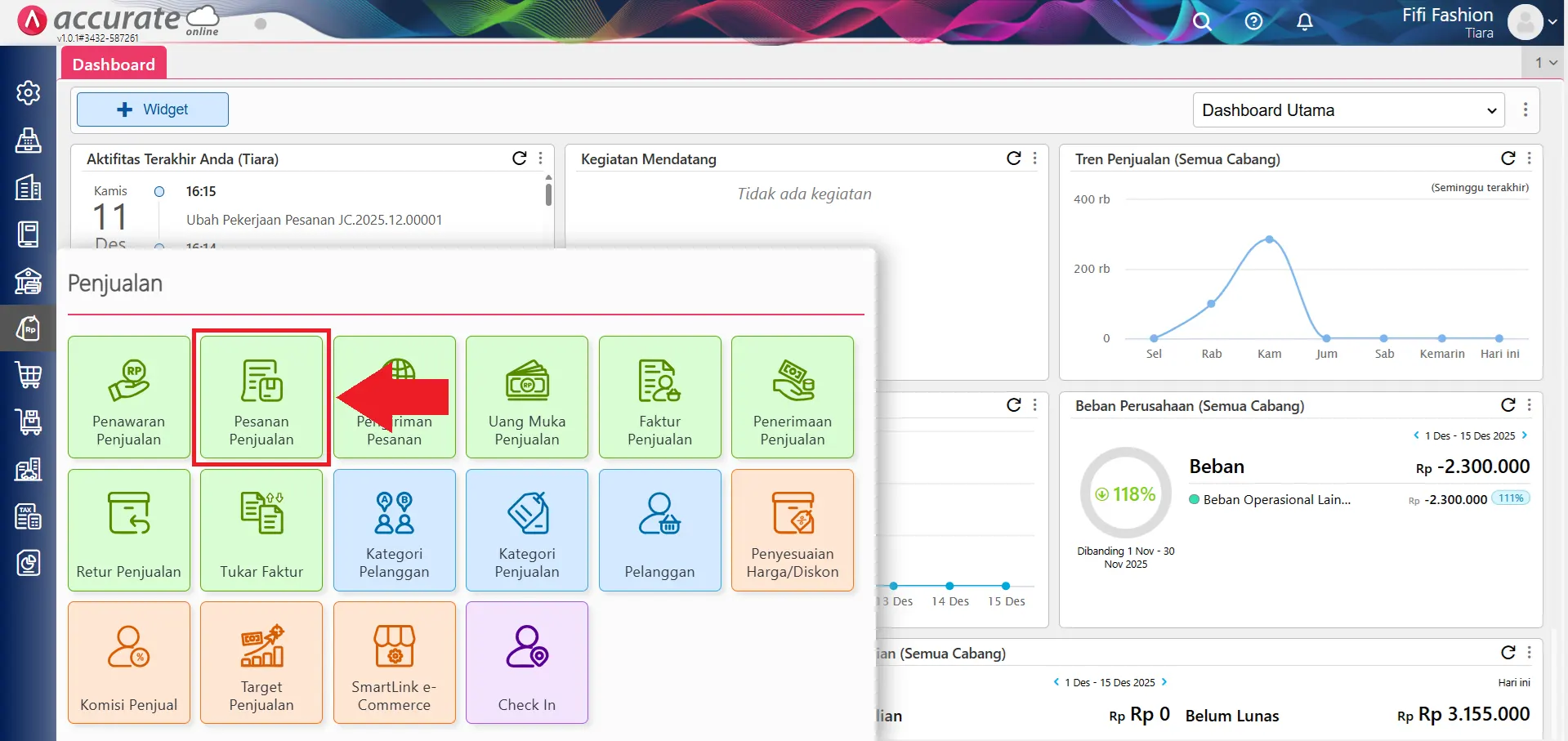 Mencatat uang muka penjualan berupa barang